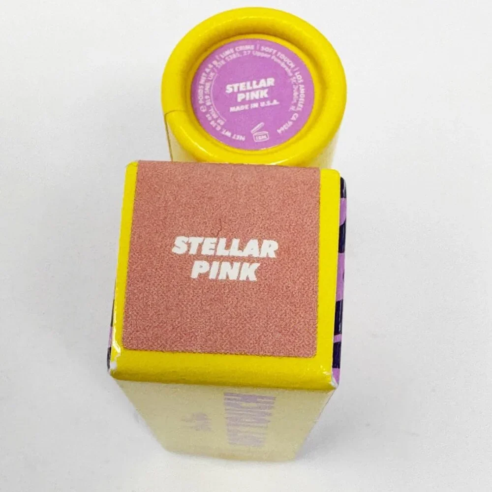 2 Tubes Lime Crime STELLAR PINK Soft Touch Comfort Matte Lipstick, NEW